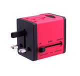 Swordfish VariPlug Dual USB Universal Travel Adapter Pink