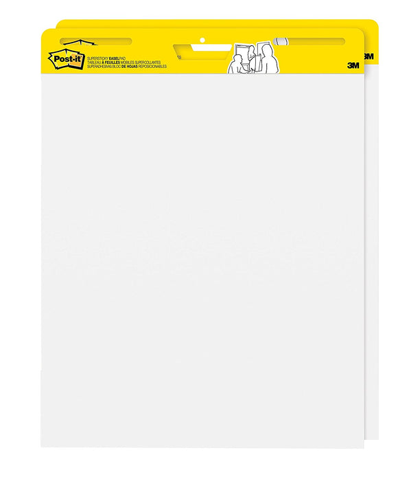 Post-it Super Sticky Meeting Chart Easel Pad Val Pack WH