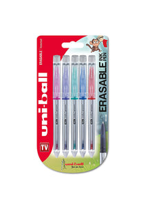 Uni-Ball Signo Erasable Red Light Blue Green Pink Violet PK5