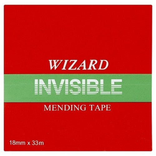 Value Wizard Clear Invisable Tape 19mm X 33m PK8