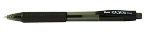 Pentel Kachiri Retractable Ballpen Black PK12