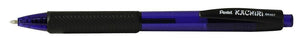 Pentel Kachiri Retractable Ballpen Dark Blue PK12