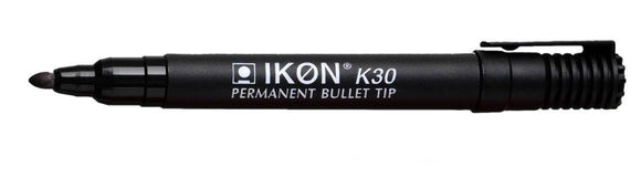 Value Permanent Marker Bullet Tip Black (PK10)