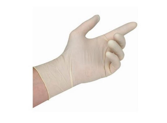 Powder Free Latex Gloves Medium (Pack 100)