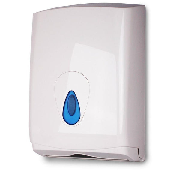 White Plastic Hand Towel Dispenser