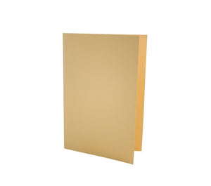 Value Square Cut Folder LightWeight Foolscap Yellw PK100