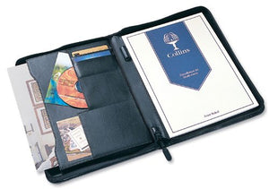 Collins Conference Portfolio with Zip Black 7018