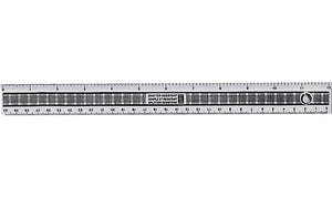 Value Ruler Shatter Resistant 30cm Clear (PK24)