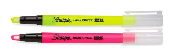Sharpie Clear View Highlighter Stick Assorted Colours PK2