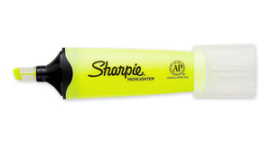 Sharpie Clear View Highlighter Chisel Fluorescent YW PK4