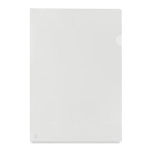 Value Cut Flush Folder Clear A4 Orange Peel Med Weight PK100