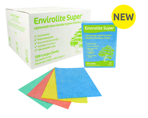 Envirolite Super Folded Cleaning Cloth (50x36cm) Yellow PK50