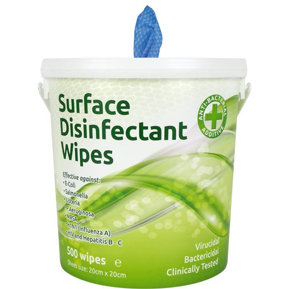 EcoTech Surface Disinfectant Wipes (20x20cm) Tub of 500