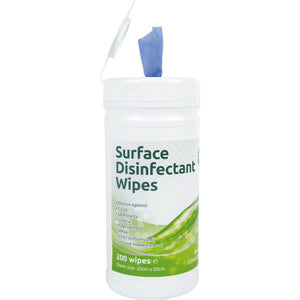 EcoTech Surface Disinfectant Wipes (20x20cm) Tub of 200