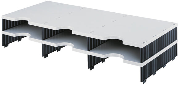 Styrodoc Trio Additional 6 Compartment AOn GY BK