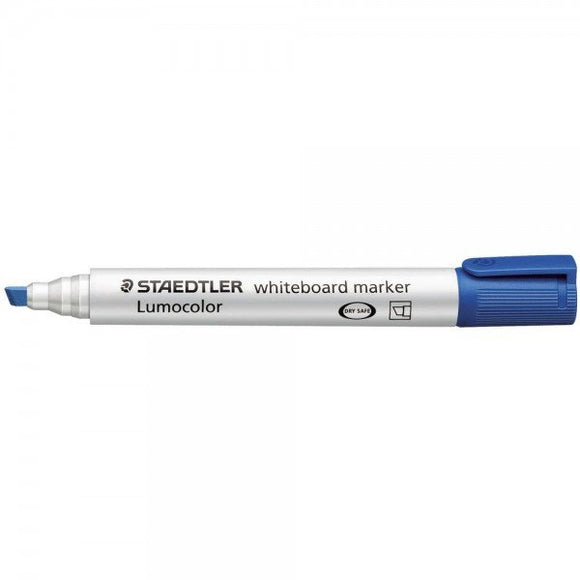 Staedtler Whiteboard Marker Blue Chisel PK10