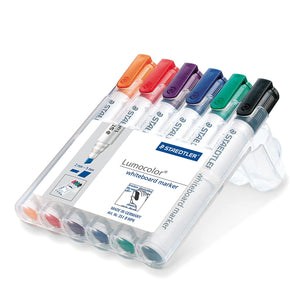 Staedtler Whiteboard Marker Assorted Chisel Tip PK6