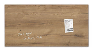 Sigel Magnetic Glass Board artverum 91x46x1.5cm Natural Wood