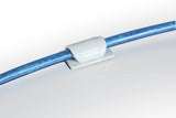 D-Line Cable Tidy Clips Whtie (PK6)