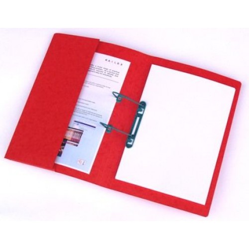 Railex Polifile with Pocket Foolscap Ruby PK25