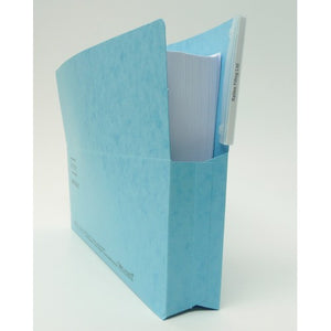 Railex Shelf Wallet Foolscap Turquoise PK25