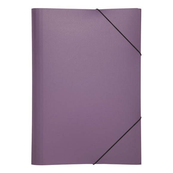 Pagna PP Elasticated Folder A4 Purple  PK 10