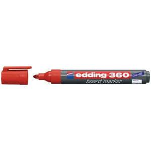 Edding 360 Board Marker Red PK10