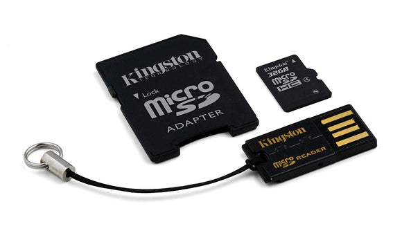 Kingston 32GB Multi Kit Class 4 Micro SD