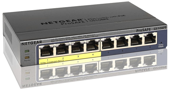 Netgear 8 Port Unmanaged GE POE Plus Swi