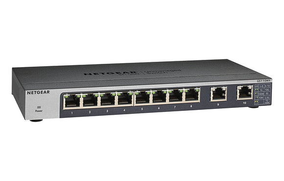 8 Port Gige Unmanaged Switch With 2 Port