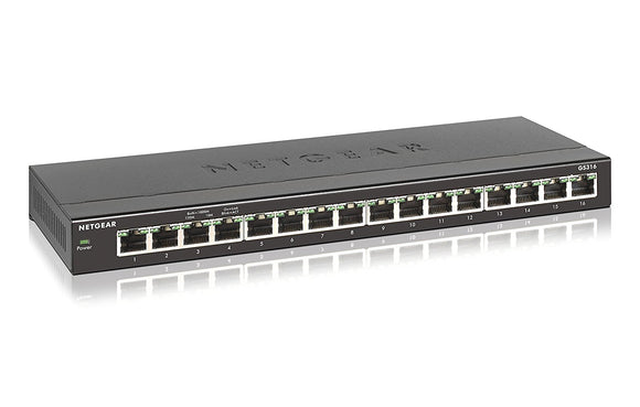 Unmanaged 16 Port Gigabit Ethernet Switc