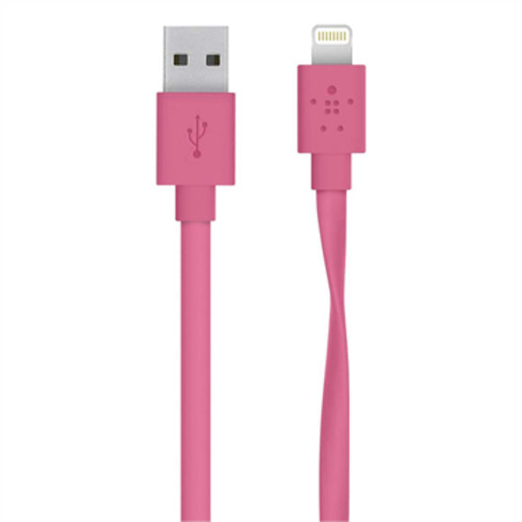 Belkin Angled Lightning Cable Pink