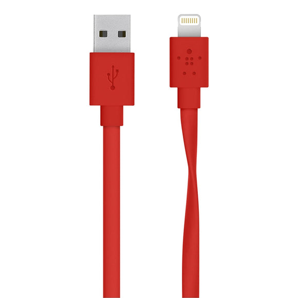 Belkin Angled Lightning Cable Red