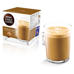 Nescafe Dolce Gusto Cafe Au Lait 16 Capsules (Pack 3)