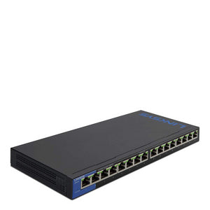 1GB Unmanaged PoE 16 Port 125w