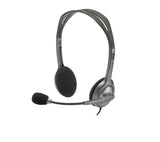 Logitech H111 Binaural Headband Grey