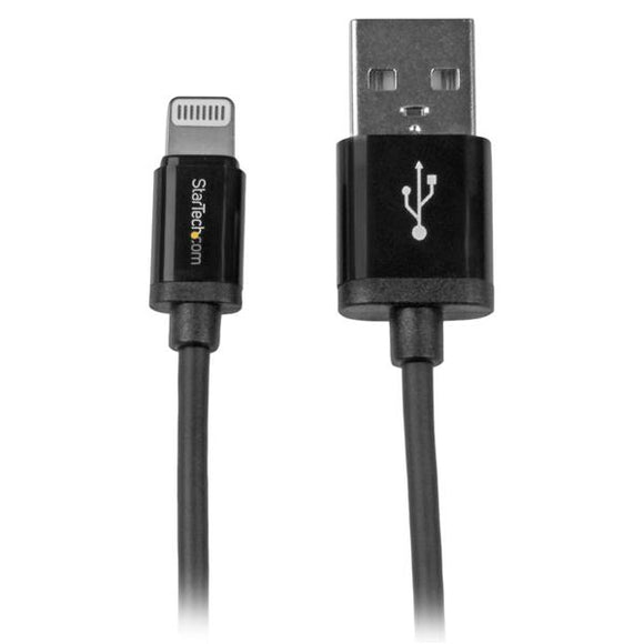 1m Black Lightning Connector to USB
