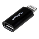 Black Lightning to Micro USB Adapter