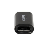 Black Lightning to Micro USB Adapter