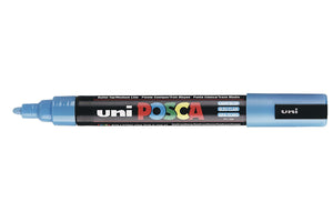 Posca PC-5M Mkr Med Light Blue Single Pe