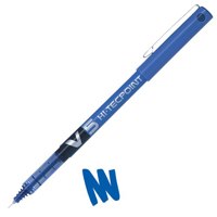 Pilot V5 Blue Hi Tec Liquid Rollerball 0.5mm PK12