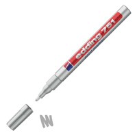 Edding 751 Paint Marker Bullet  1-2mm Line Silver PK10