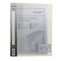 Snopake Superline Ring Binder 2-Ring 15mm A4 Clear PK10