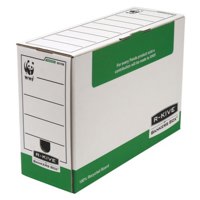 Fellowes System 120mm Folio Trans File Green PK10