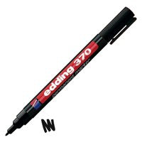 Edding 370 Permanent Marker Bullet 1.0mm Line Black PK10