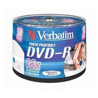 Verbatim DVD-R 16X 50Pack Spindle Printable