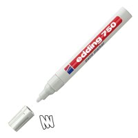 Edding 750 Paint Marker Bullet Tip 2-4mm White PK10