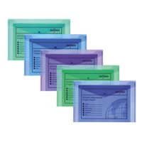 Snopake Polyfile Wallet File Foolscap Electra Astd PK5