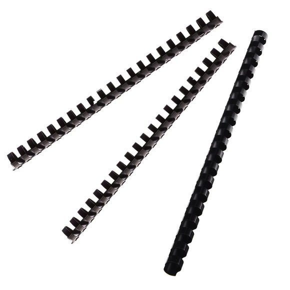 Value Fellowes Binding Combs A4 12mm Black 6201101 (PK100)