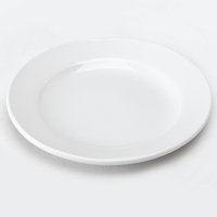 Wide Rimmed Plate 17cm (Pack 6)